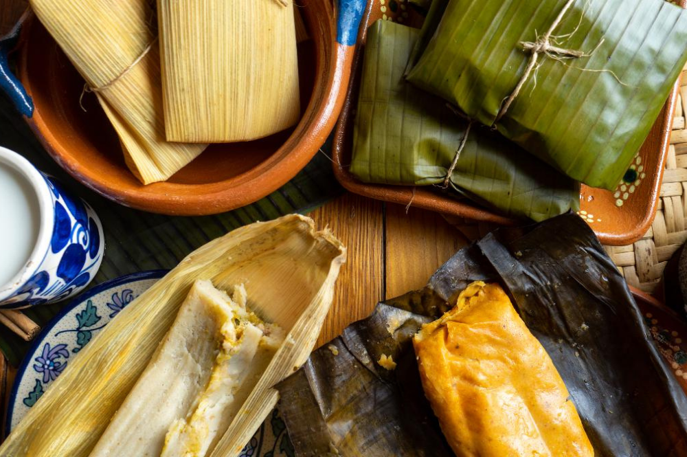Diferentes tipos de tamales en México