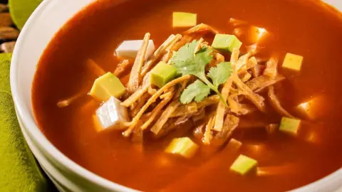 sopas de tortilla